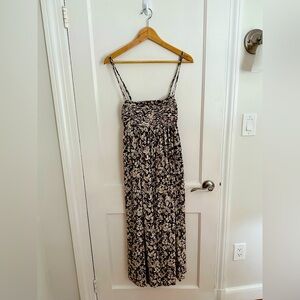 Abercrombie & Fitch Women's
Crinkle Textured Maxi Dress
Size: BROWN PATTERN M